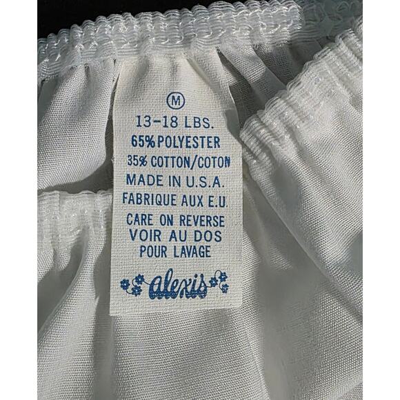 VINTAGE ALEXIS MY 1ST CHRISTMAS EMBROIDERED DIAPER COVER NWOT - Picture 3 of 3